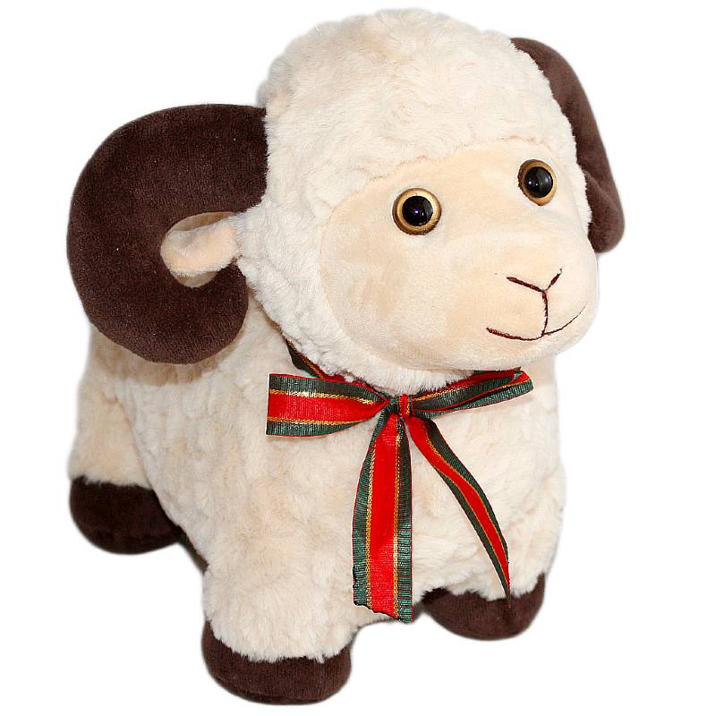 Сладкий новогодний подарок в мягкой игрушке весом 750 грамм